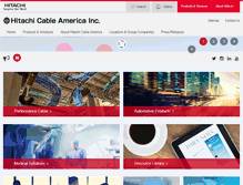 Tablet Screenshot of hca.hitachi-cable.com